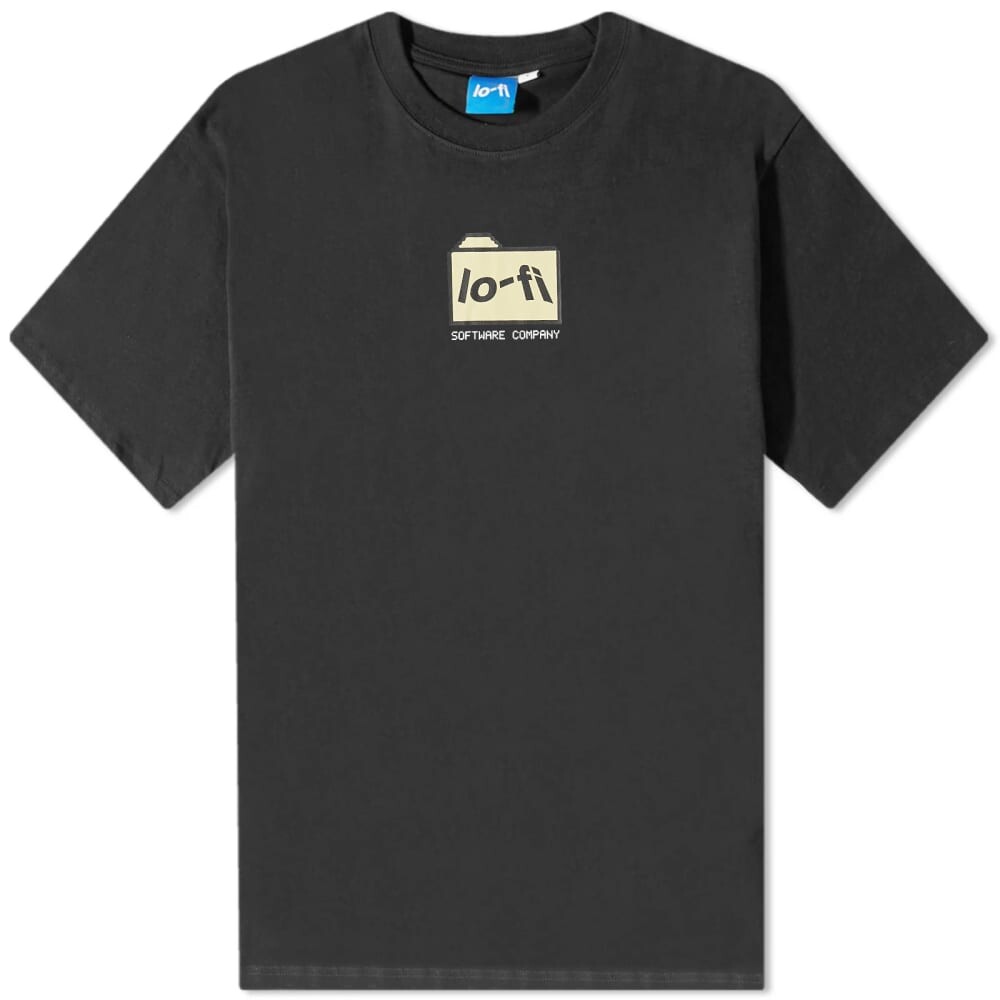 

Футболка Lo-Fi Folder Logo Tee, Черный
