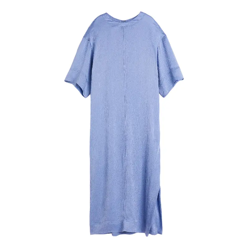 

Платье из шелка H&M Maxi, голубой