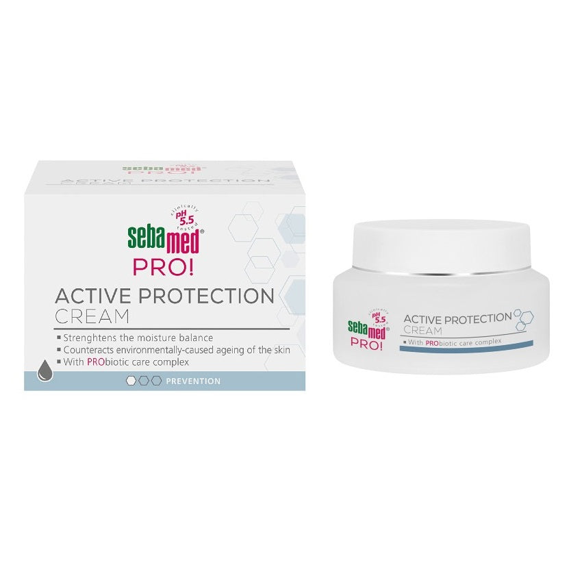 Active protect. Sebamed Pro! Active Protection Cream sensitive Skin.