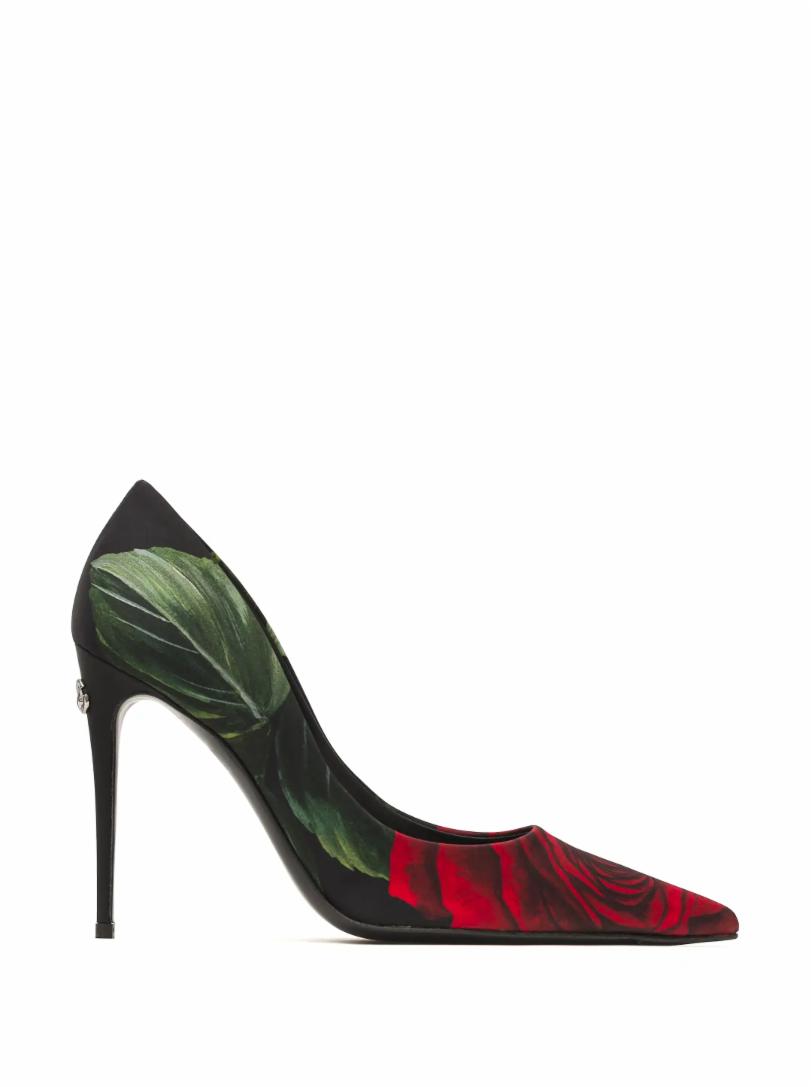 Туфли с цветочным принтом Dolce&Gabbana цена и фото