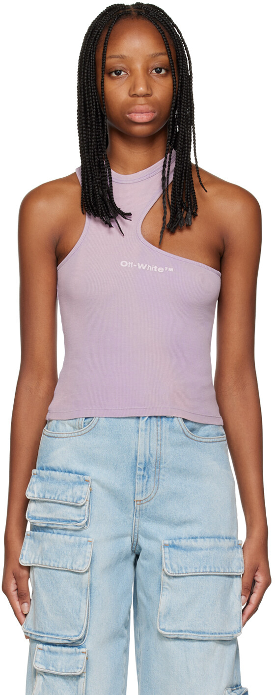 

Фиолетовая майка Laundry Rowing Off-White