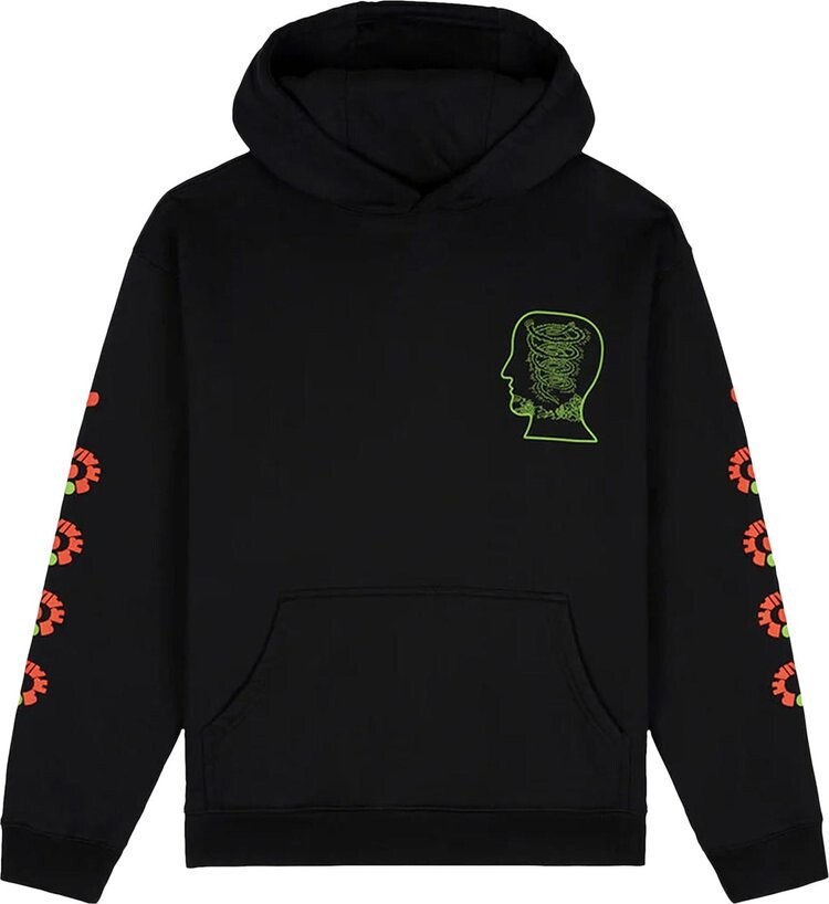 

Худи Brain Dead Lizard Cowboy Hoodie 'Black', черный