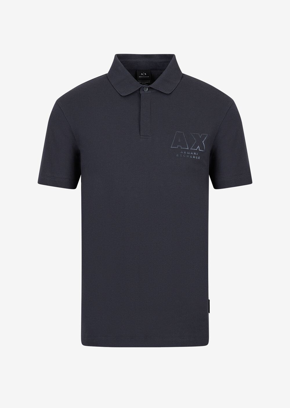 

Футболка поло Armani Exchange, синий