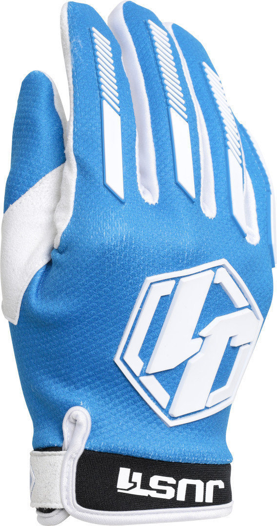 Перчатки Just1 J-Force Мотокросс, сине-белые перчатки author x6 подростковые сине белые s