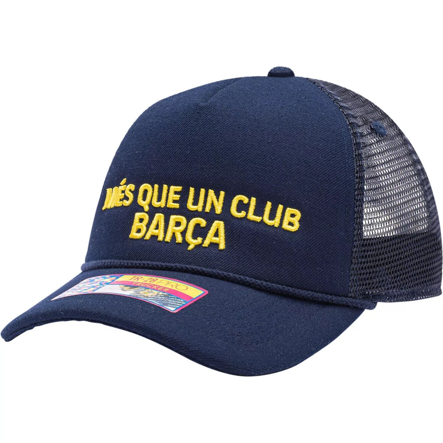 

Мужская темно-синяя кепка Pride Trucker Snapback первого сезона Barcelona 1899