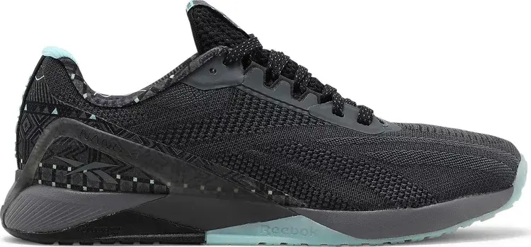

Лимитированные кроссовки nano x1 lux 'aztec - true grey' Reebok, серый