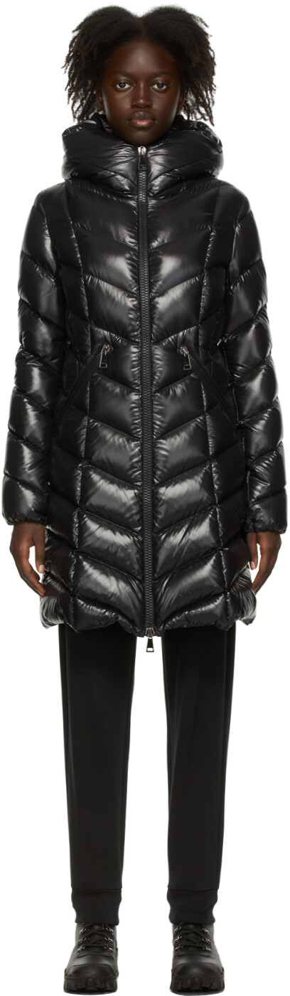 

Черный пуховик Marus Moncler