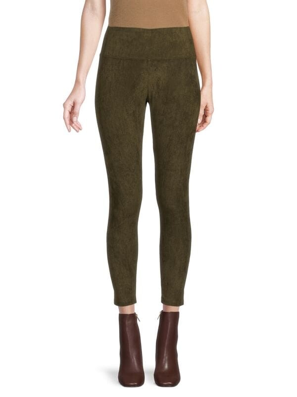 

Брюки Saks Fifth Avenue с высокой талией, winter olive