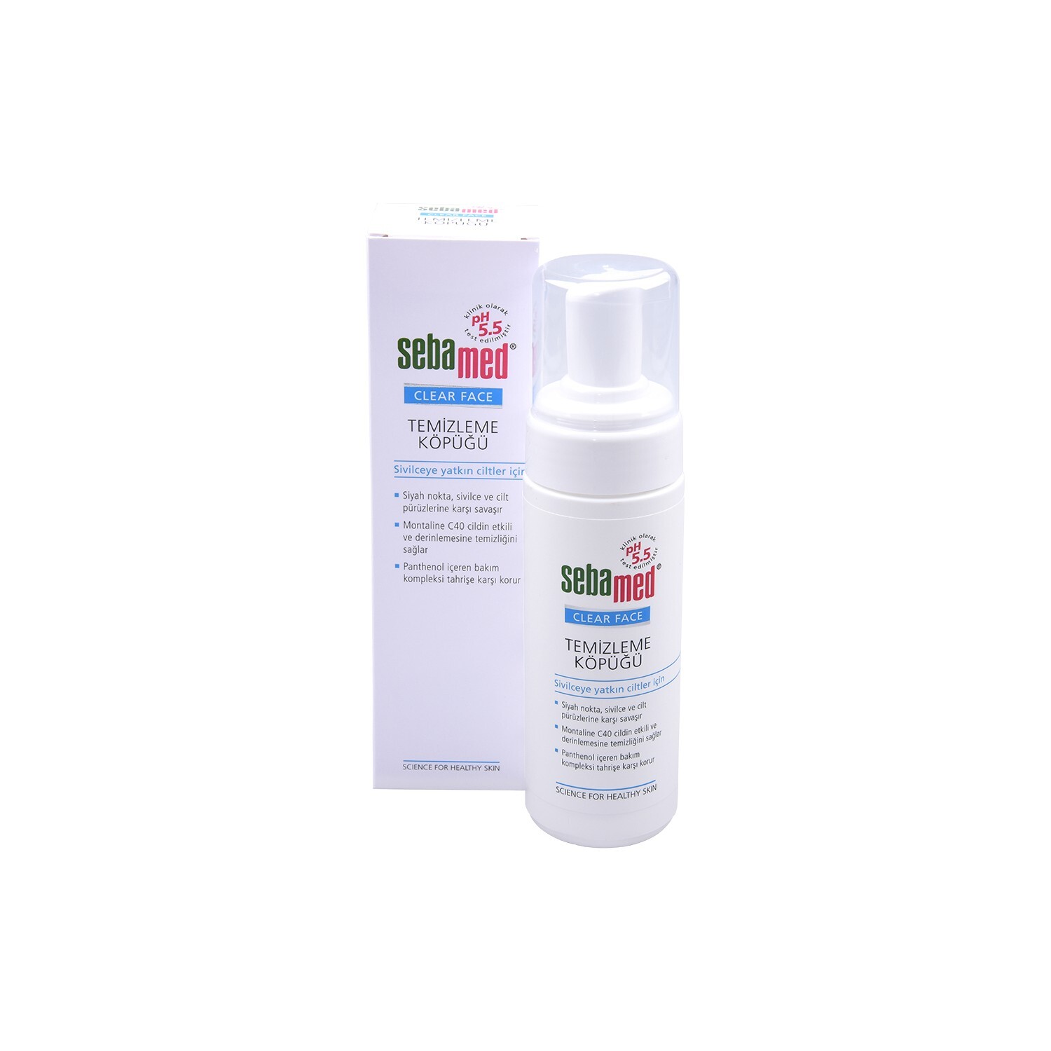 

Очищающая пенка для лица Sebamed Clear, 150 мл