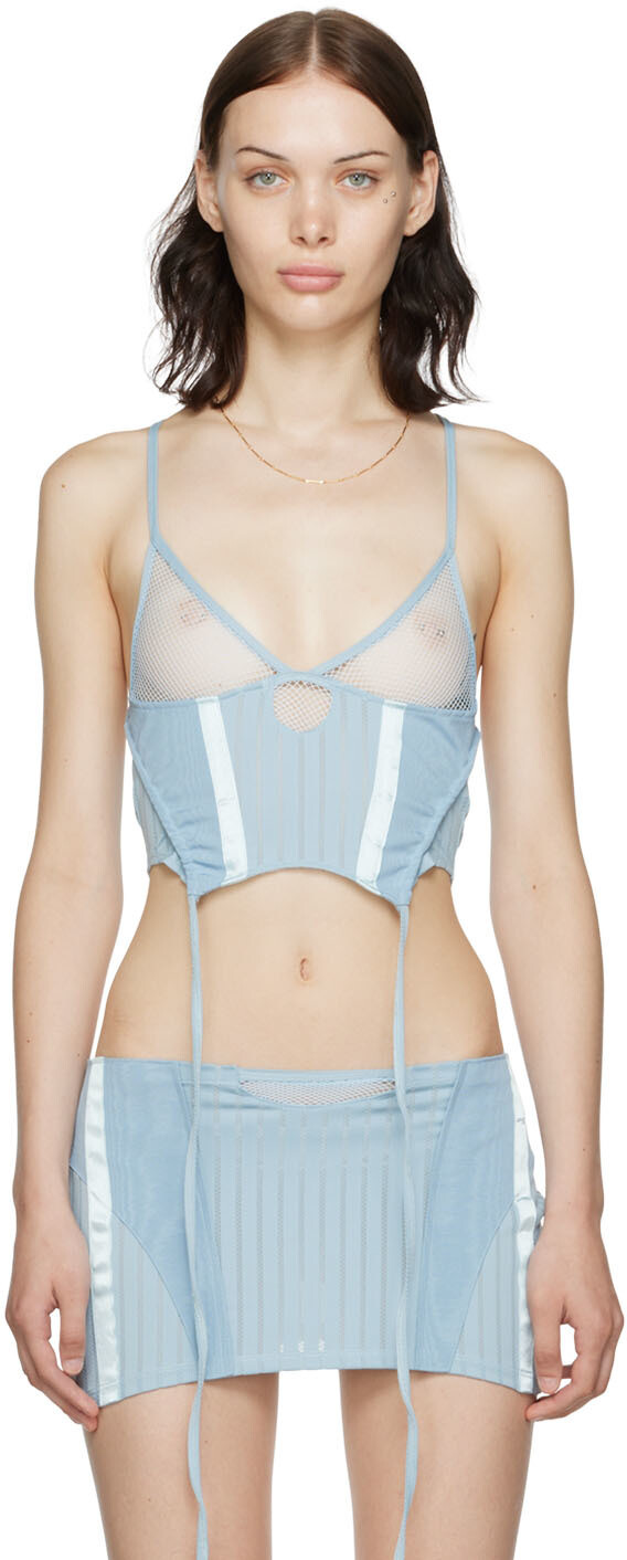 

SSENSE Эксклюзивная майка синего цвета Neptune ORIENS