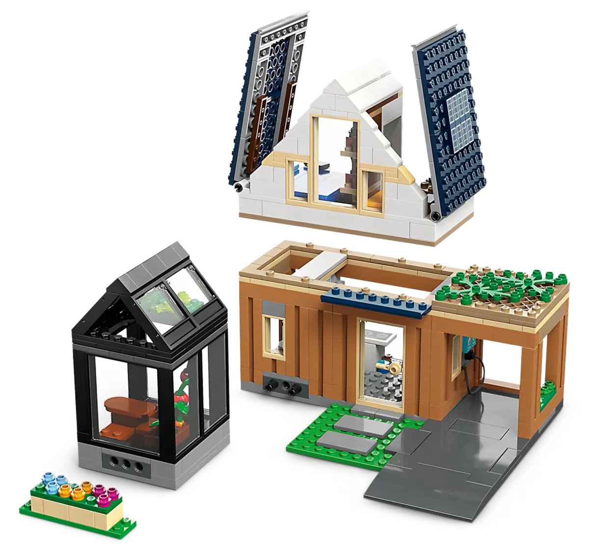 Конструктор Lego City Family House And Electric Car 60398, 462 детали –  заказать из-за рубежа в «CDEK.Shopping»