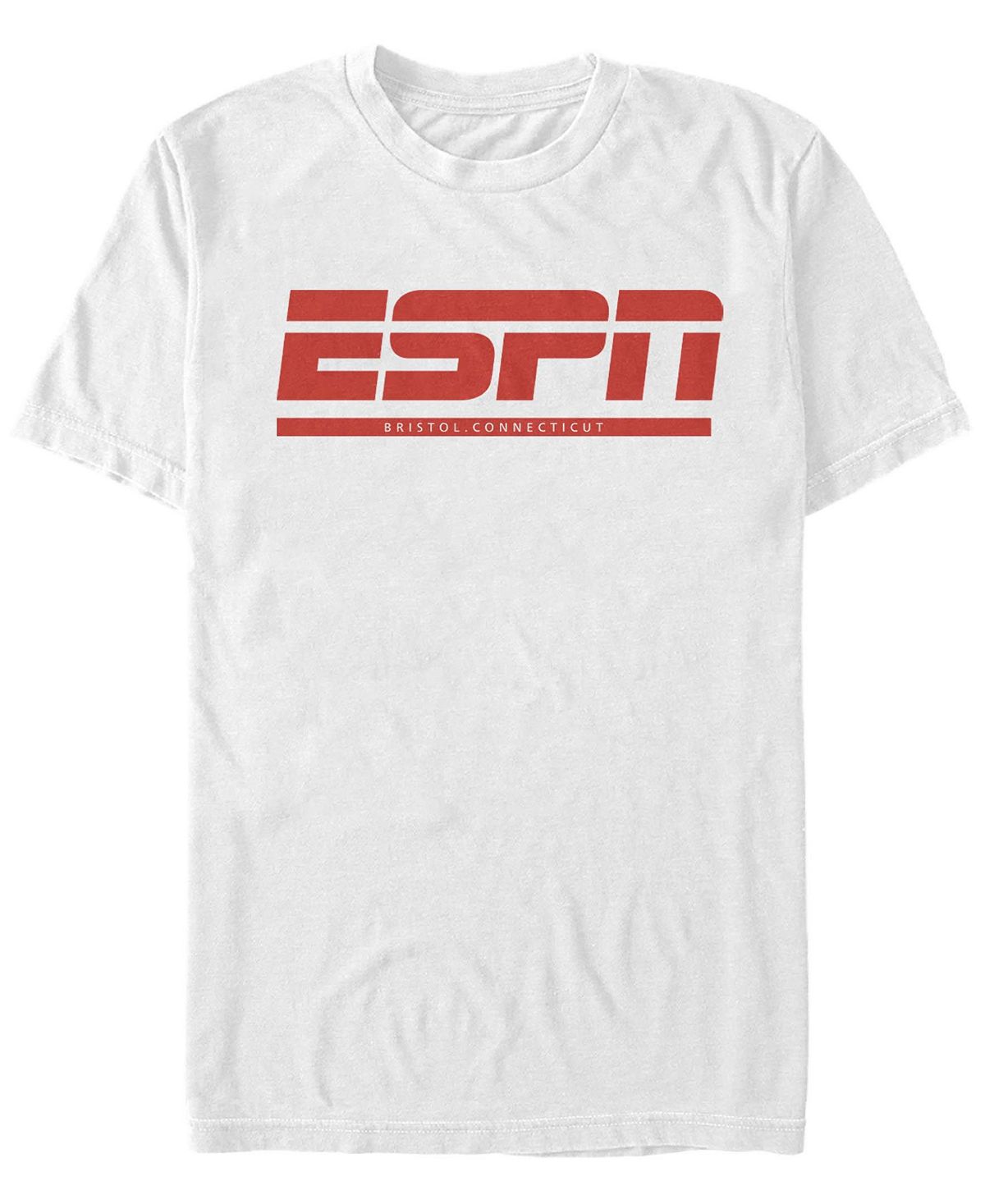 Мужская футболка с круглым вырезом с короткими рукавами espn bristol Fifth Sun, белый
