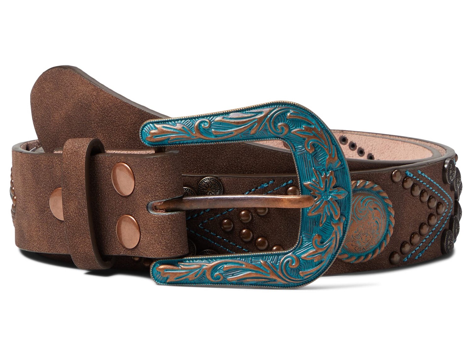 

Ремень M&F Western, Angel Ranch Distress Copper Studs
