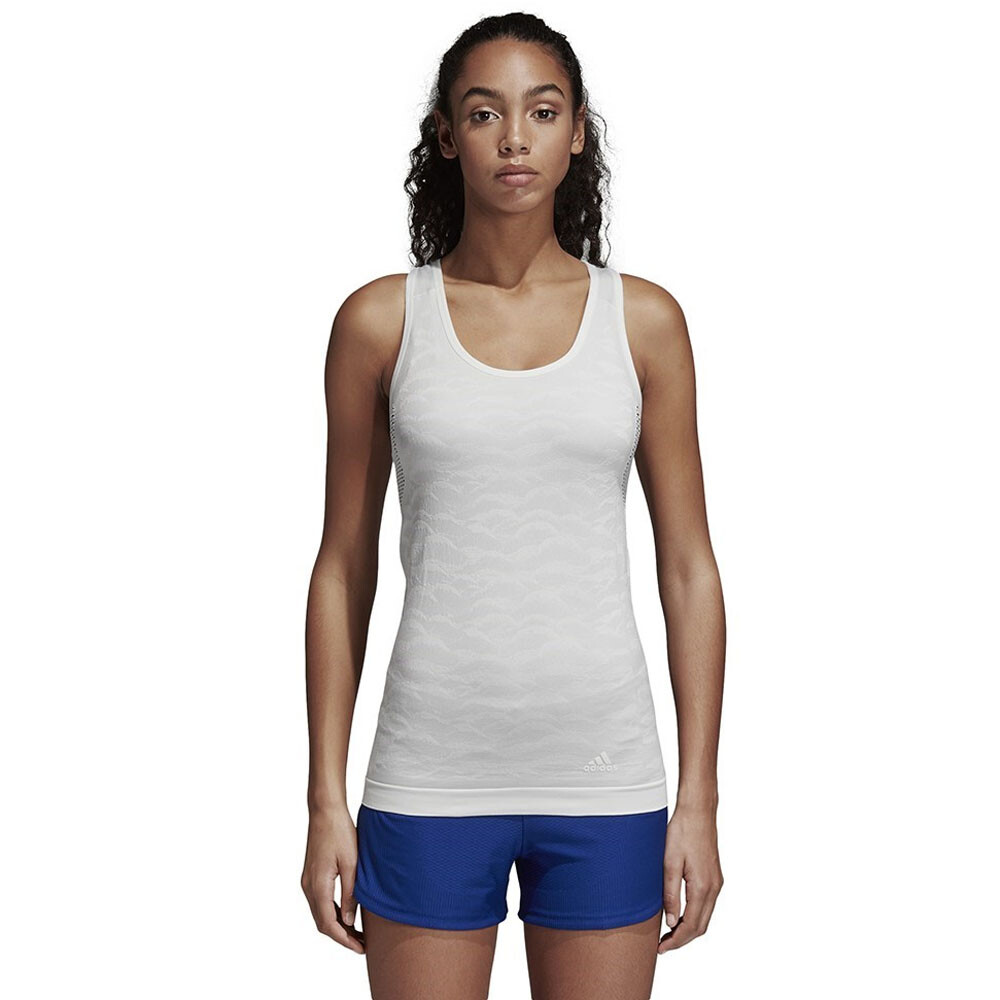 

Топ Adidas Ultra Primeknit Parley Tank, белый