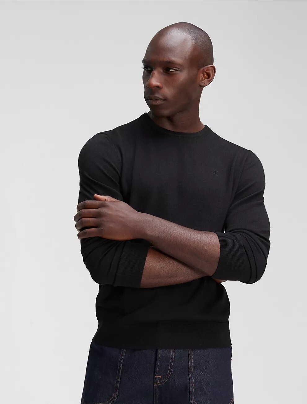 

Свитер Calvin Klein Extra Fine Merino, черный