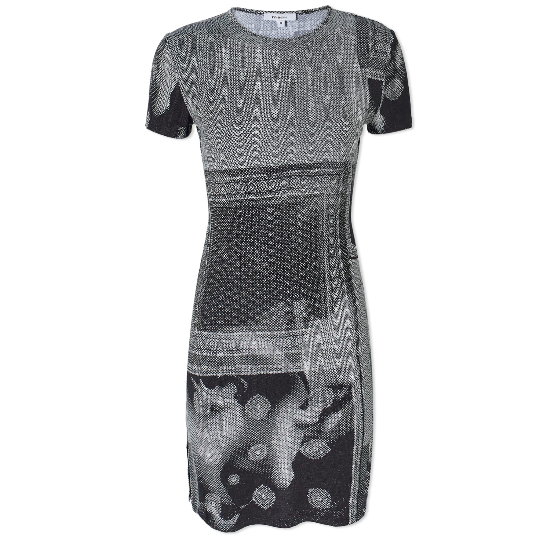 Платье Miaou Emblem Print Mini Billie, серый