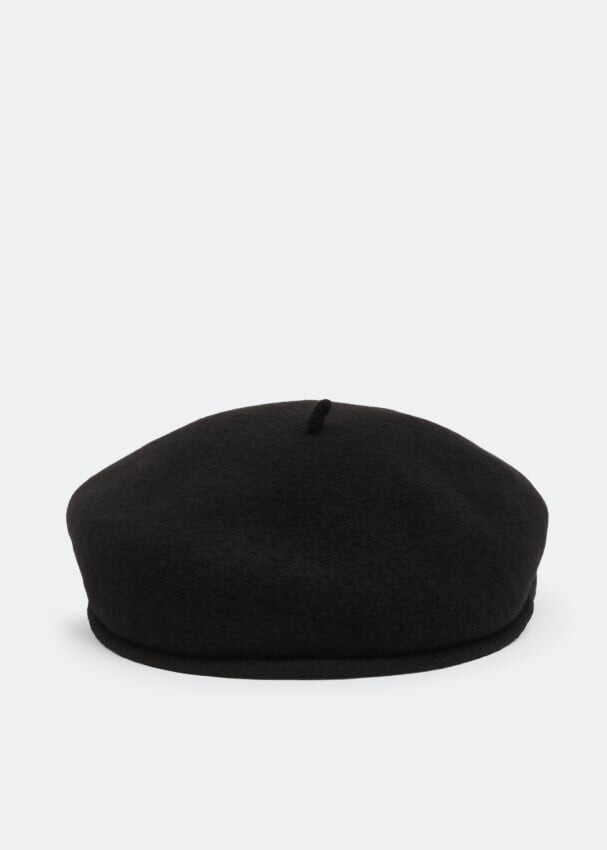 

Шляпа MARINE SERRE Embroidered French beret, черный