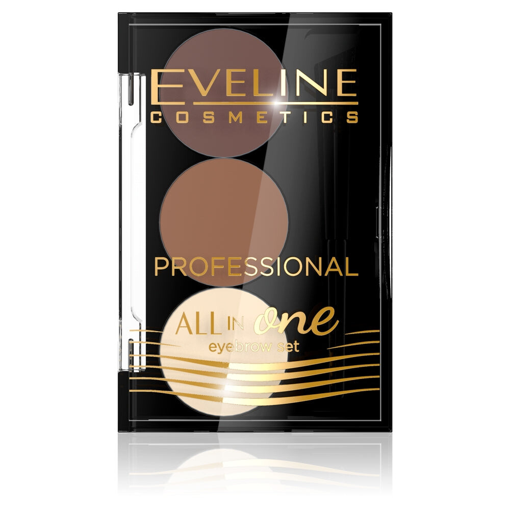 

Eveline Cosmetics All In One Eyebrow Set Набор теней для бровей 02 1,7 г