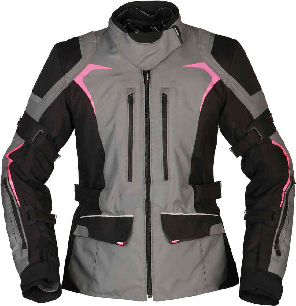 Женская мотоциклетная текстильная куртка Elaya Modeka, серый/черный куртка timax 3 года новая