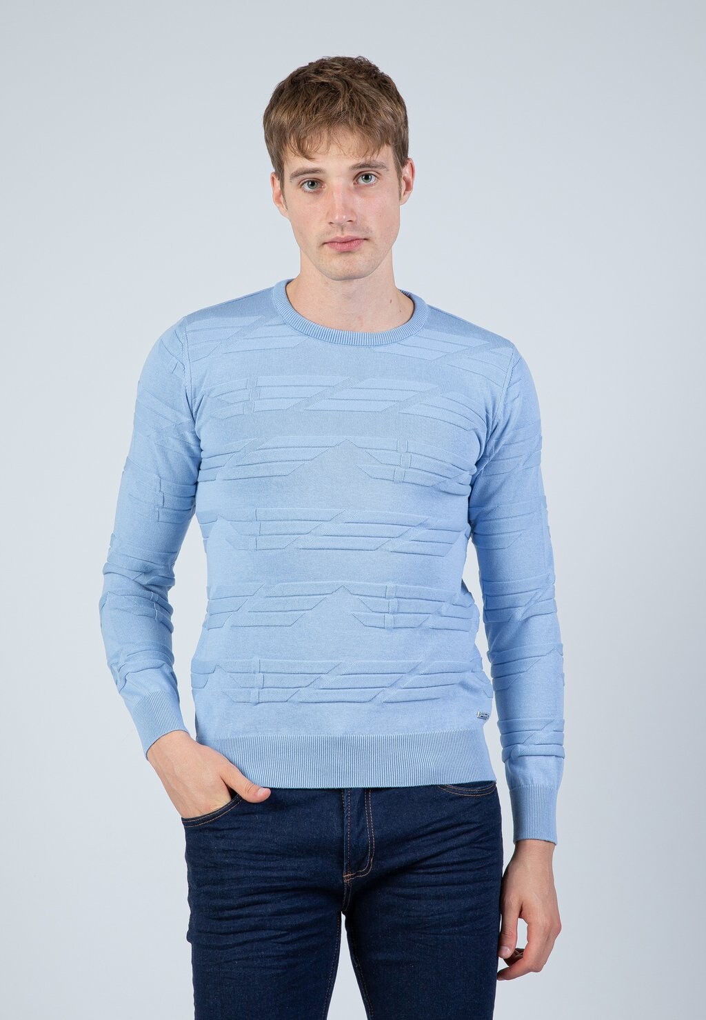 

Вязаный свитер Felix Hardy, цвет light blue