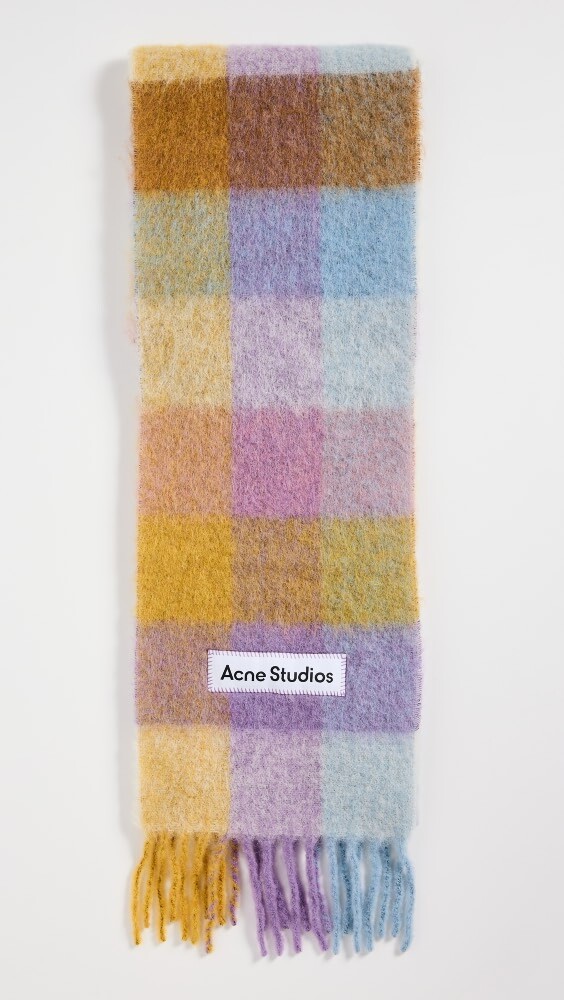 

Шарф Acne Studios Heavy, синий