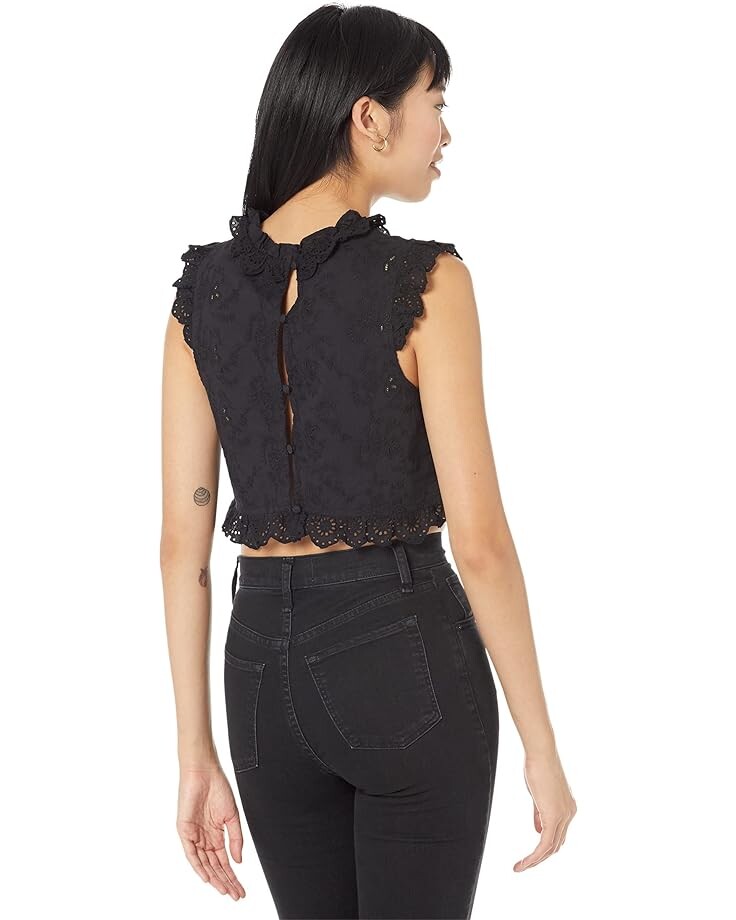 

Топ MANGO Sun Top, черный