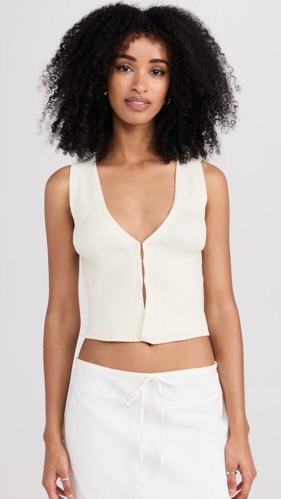 

Свитер Reformation Myrtle Cotton Vest