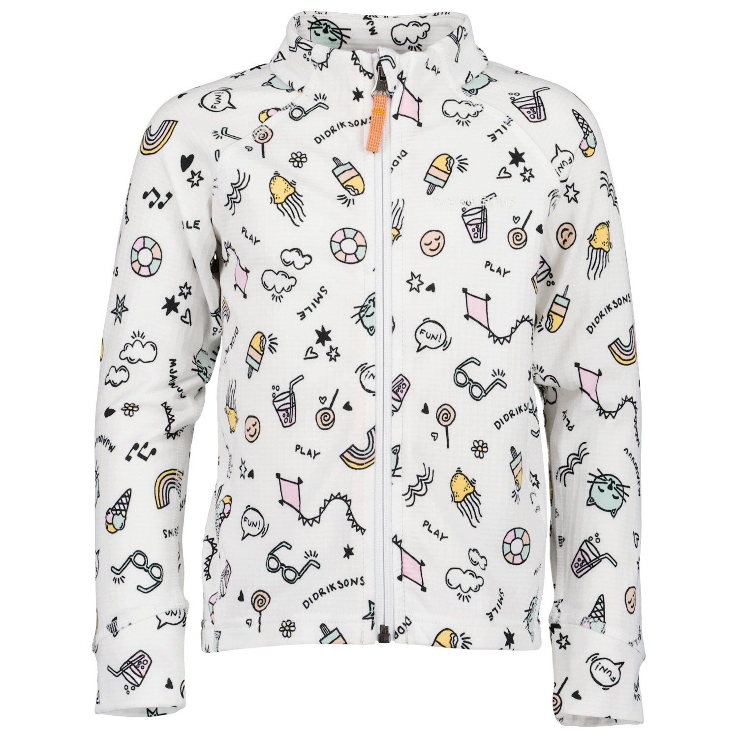 

Флисовая жилетка Didriksons Kid's Jadis Full Zip, цвет Doodle Multi