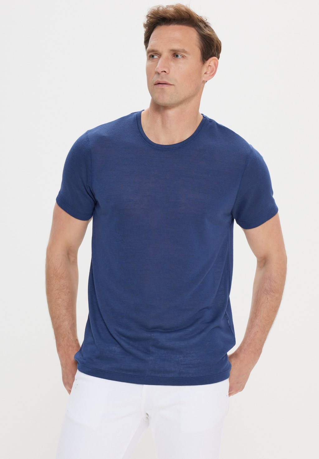 Базовая футболка AC&CO / ALTINYILDIZ CLASSICS, цвет Slim Fit Plain T-Shirt new arrival jeansian men designer t shirt casual quick dry slim fit tops