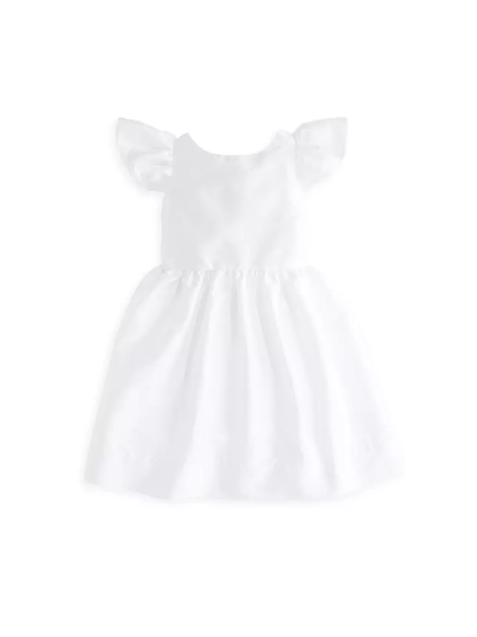 Расклешенное платье Edenham для маленьких девочек и девочек Bella Bliss, белый
