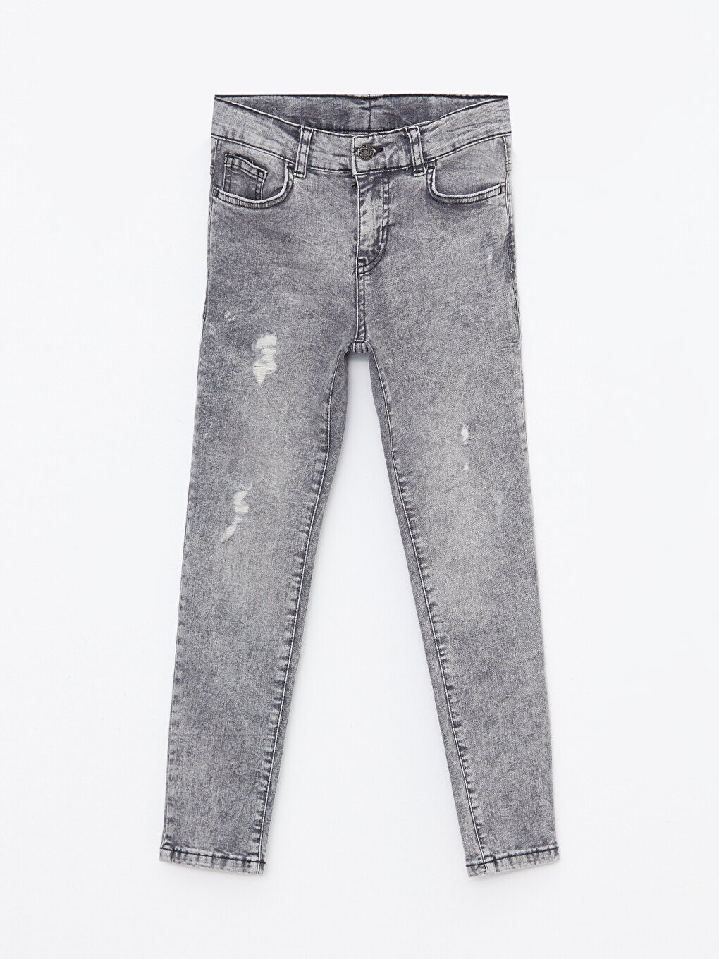 

Джинсовые брюки Super Skinny Fit для мальчиков с рваными деталями LCW Kids, антрацит родео