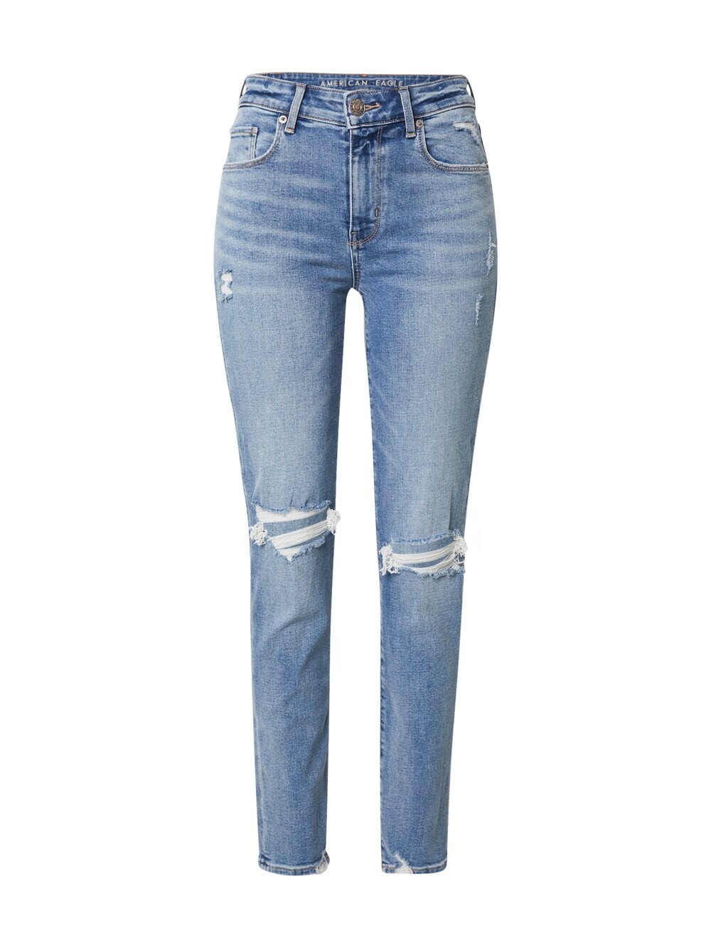 

Узкие джинсы American Eagle HI-RISE SKINNY JEANS, синий