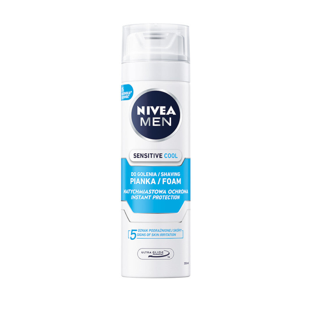 

Nivea Охлаждающая пена для бритья Men Sensitive Cool 200мл