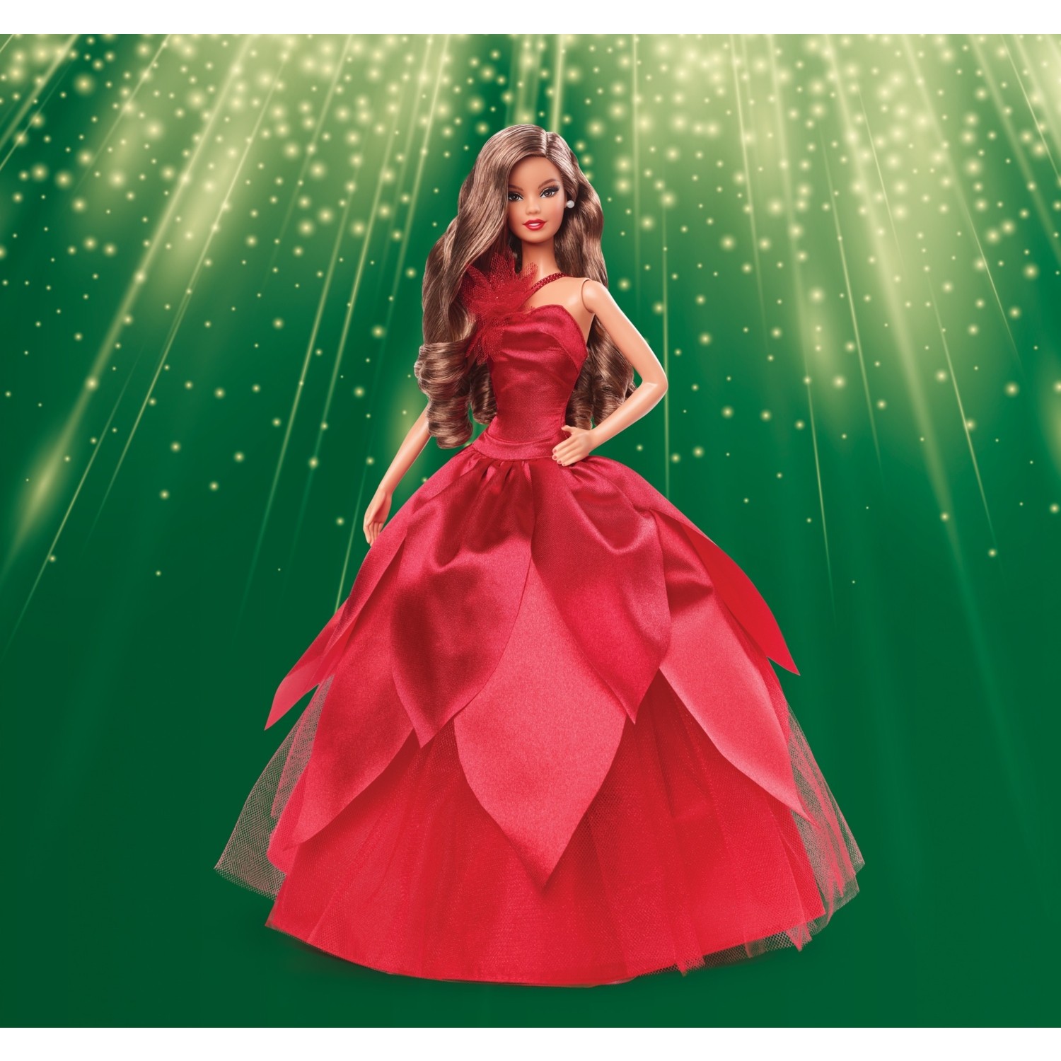Кукла Barbie Holiday 2022 printio подушка два цветка пуансеттии