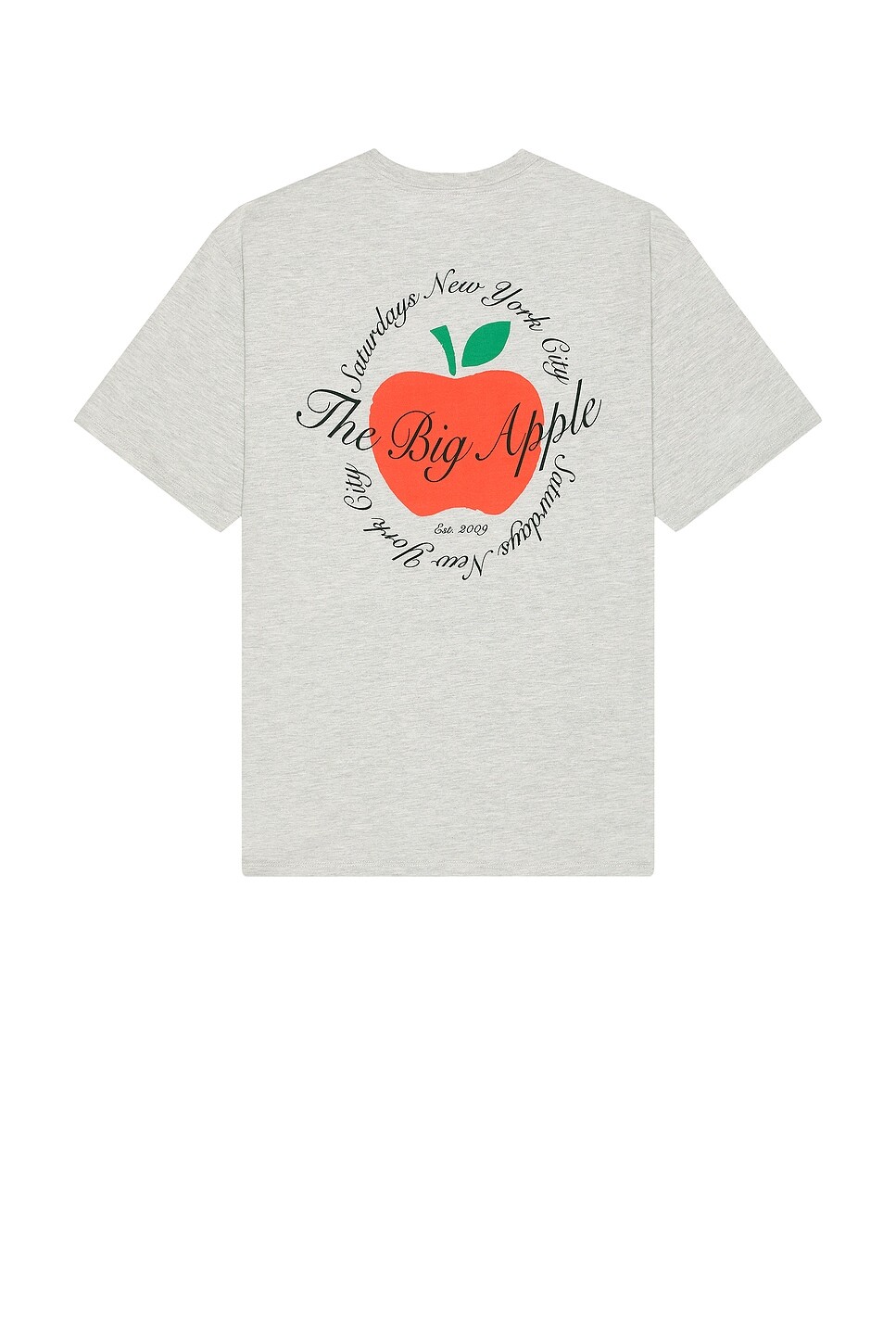 

Стандартная футболка с короткими рукавами Big Apple Saturdays Nyc, цвет Ash Heather