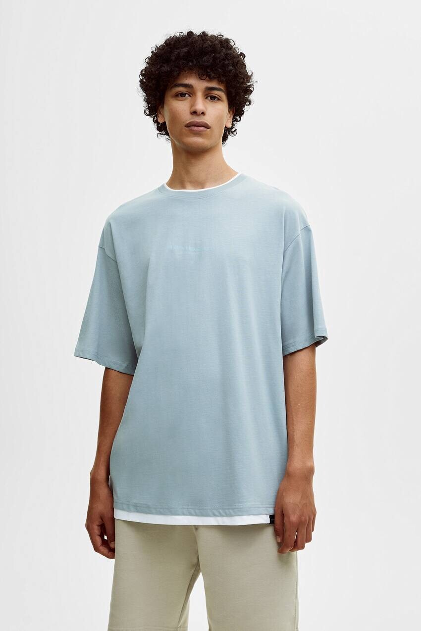 

Футболка с короткими рукавами и контрастными деталями Pull&Bear