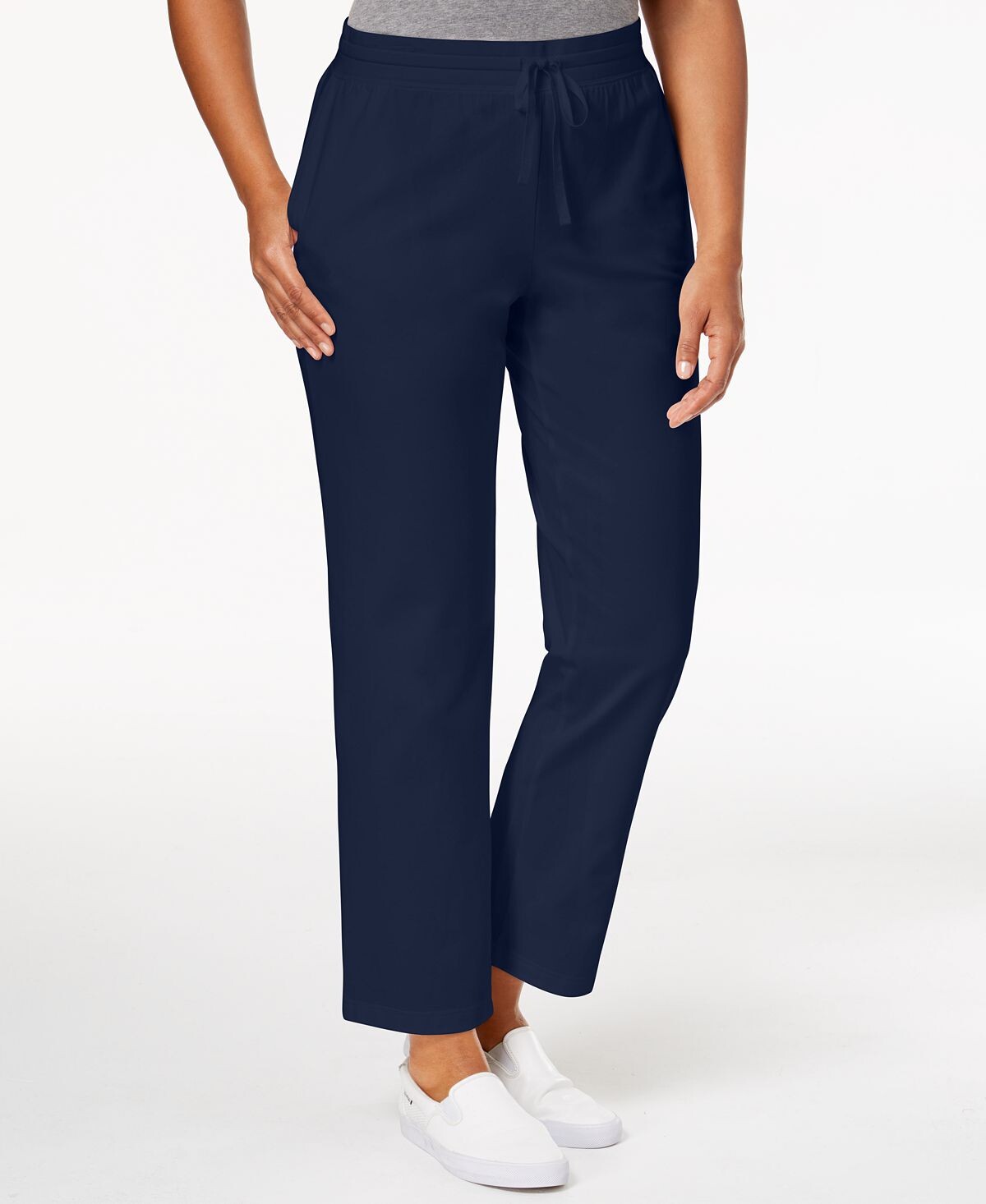 

Брюки petite active с завязками, созданные для macy's Karen Scott, мульти