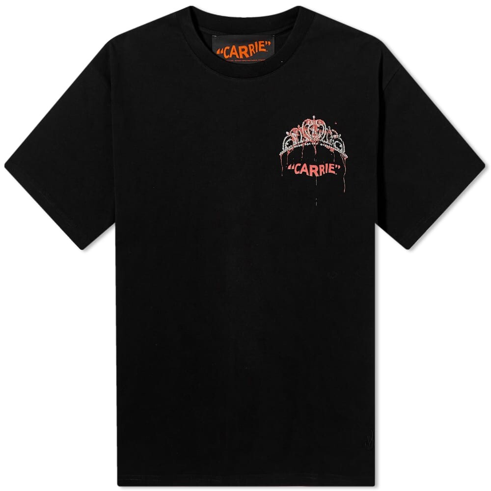 

Футболка JW Anderson Carrie Tiara Chest Embroidery Tee, Черный