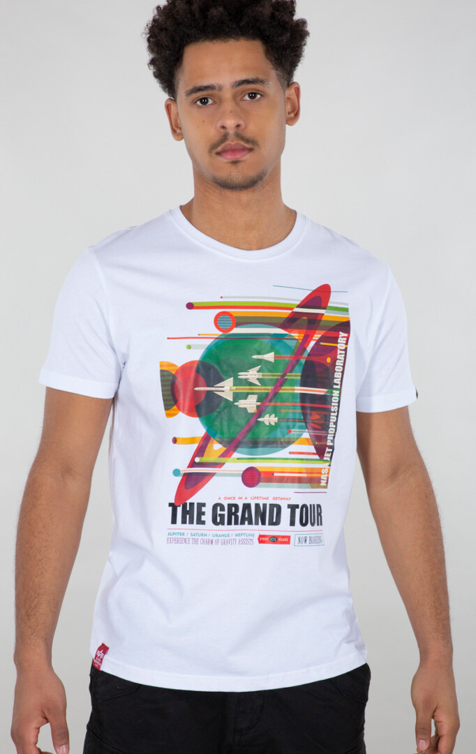 

Футболка Alpha Industries Grand Tour, белая