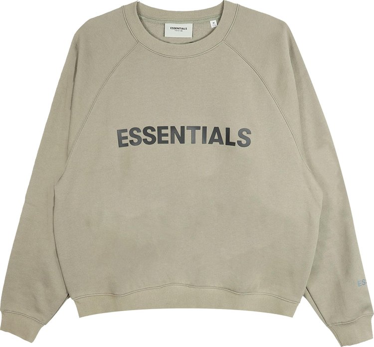 Толстовка Fear of God Essentials Crewneck Sweatshirt 'Cement', серый - фото