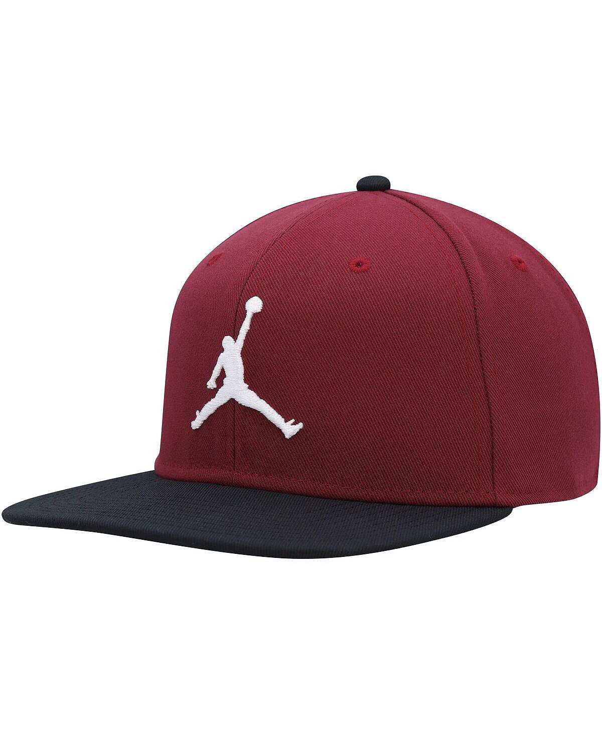 

Мужская брендовая красно-черная кепка Pro Jumpman Snapback Jordan