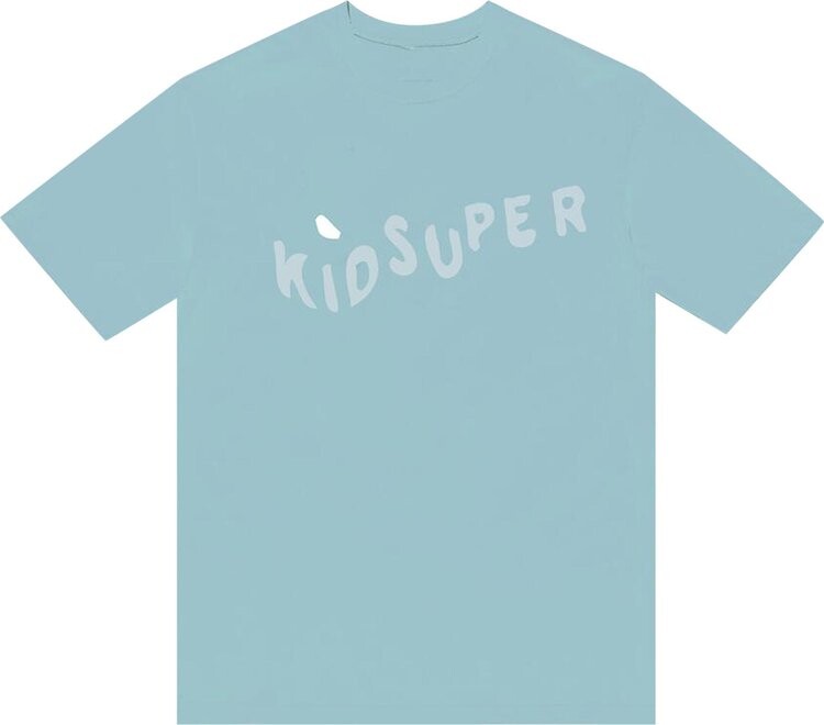 

Футболка KidSuper Logo T-Shirt 'Aqua', синий