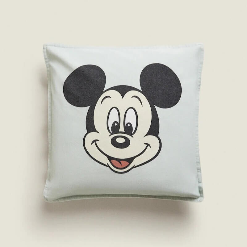 

Чехол для декоративной подушки Zara Home Mickey Mouse Disney, белый