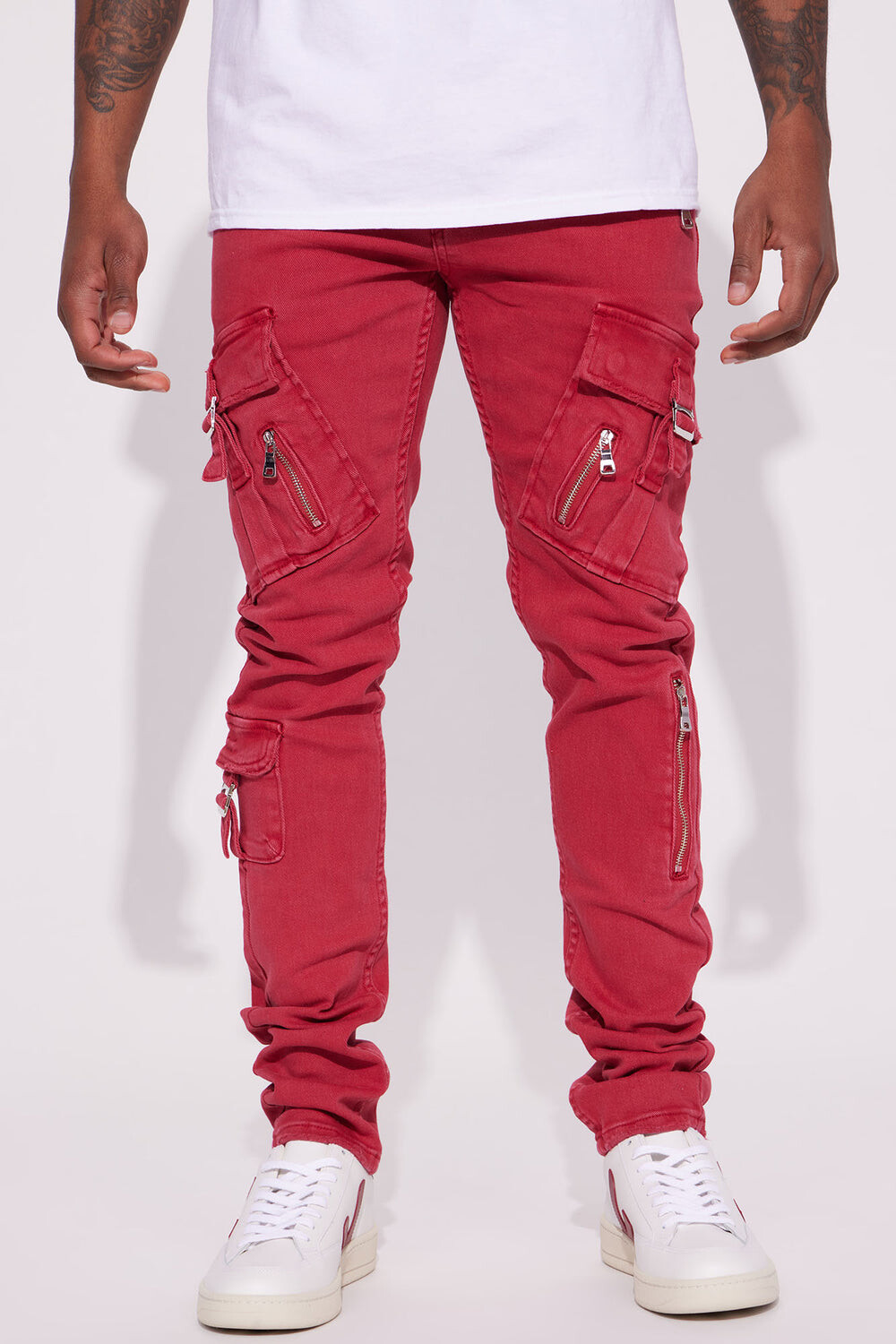 

Джинсы скинни Fashion Nova SMWB5299, красный