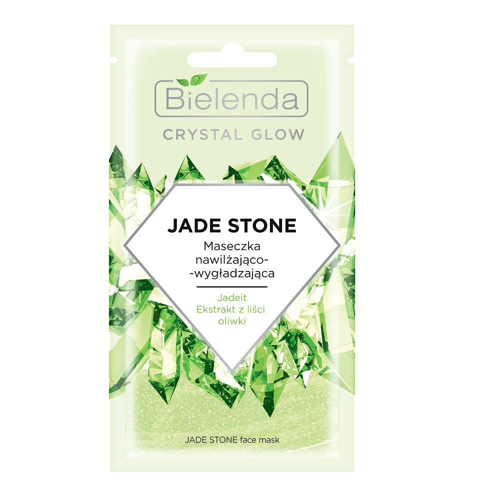 

Bielenda Увлажняющая и разглаживающая маска Crystal Glow Jade Stone 8г