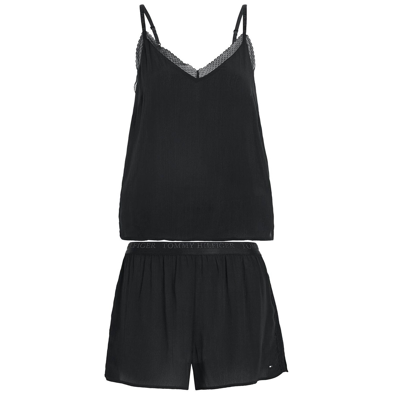 

Пижама Tommy Hilfiger Lace Cami And Short, черный