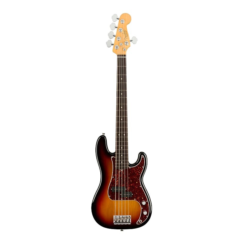 

Fender American Professional II Precision Bass V 5-String Guitar (3-Color Sunburst, Right-Handed)
