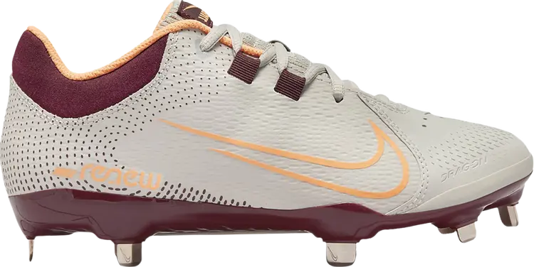

Бутсы Nike Wmns Hyperdiamond 4 Pro 'Iron Ore Beetroot', кремовый
