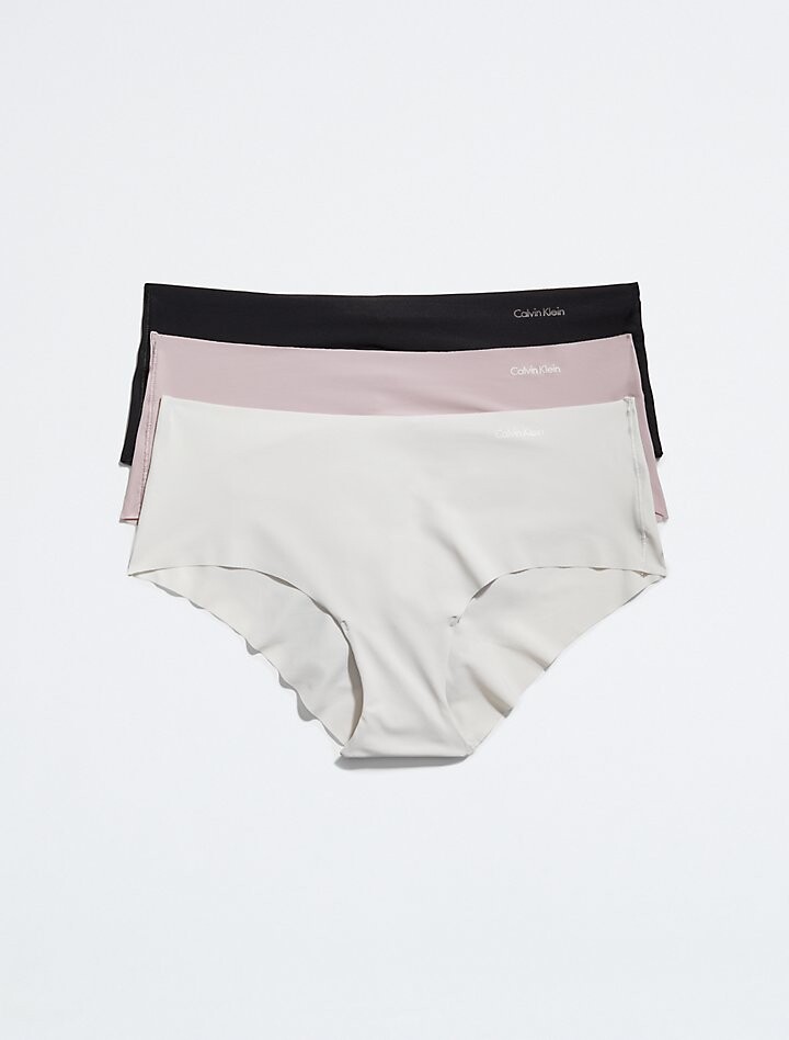 

Хипстер из 3 комплектов Invisibles Calvin Klein, белый