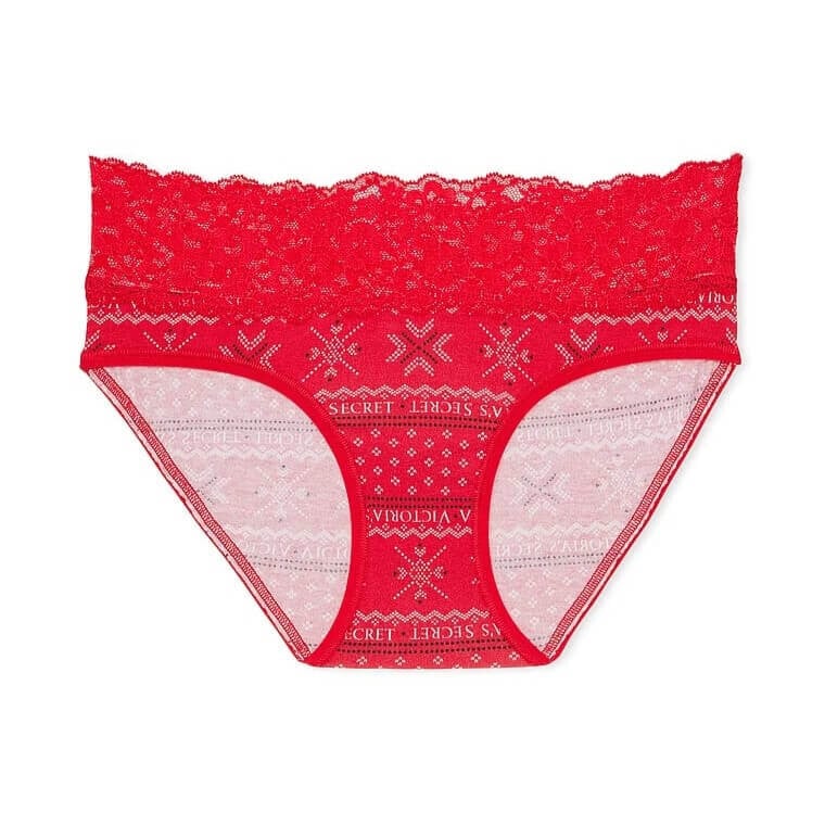 

Трусики Victoria's Secret The Lacie Posey Lace Bikini, красный